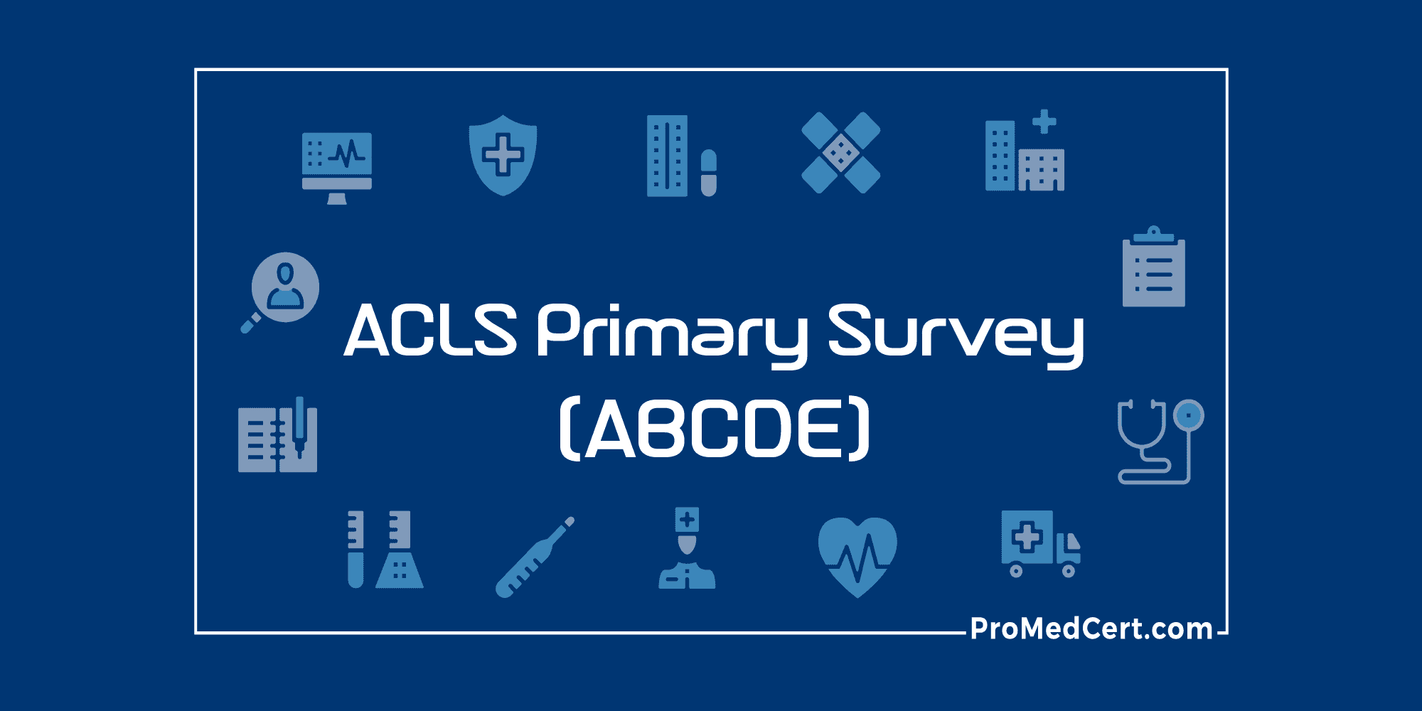 Primary ACLS Survey (ABCDE)